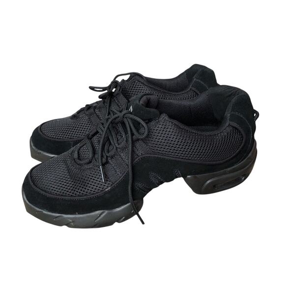 Bloch Other - BLOCH Mens Size 14.5 Black Boost Mesh Suede Split Sole Dance Sneakers Shoes